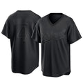 Athletics #4 Lawrence Butler Player Black Pitch Fashion T-shirt Home Game Jdoa Stitched Jerseys