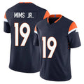 D.Broncos #19 Marvin Mims Jr. Player Navy Limited Vapor F.U.S.E. Home Game Jdoa Stitched Jerseys