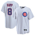 C.Cubs #8 Ian Happ Player White Game Home Jdoa Stitched Jerseys