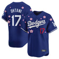 LA.Dodgers #17 Shohei Ohtani Player Royal Tokyo Series Vapor Premier Limited Jdoa Stitched Jerseys