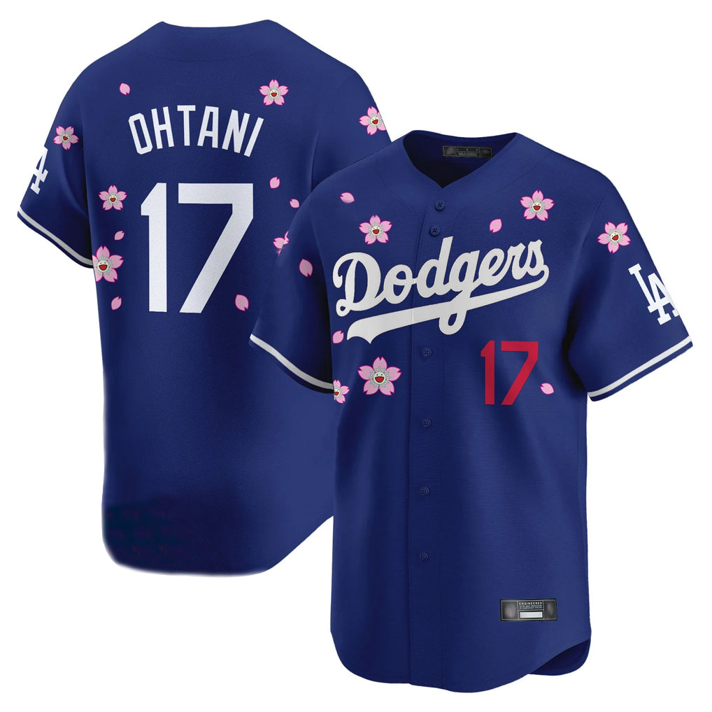 LA.Dodgers #17 Shohei Ohtani Player Royal Tokyo Series Vapor Premier Limited Jdoa Stitched Jerseys