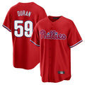 P.Phillies #59 Jhoan Duran Player Red Home Game Jdoa Stitched Jerseys