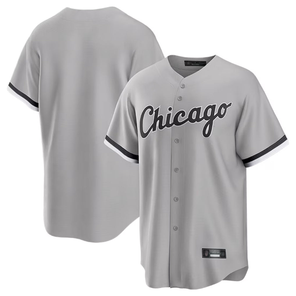 C.White Sox ## White Sox Blank Player Gray Home Game Jdoa Stitched Jerseys