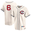 C.Cubs #6 Matt Shaw Player Cream Field of Dreams Limited Home Game Jdoa Stitched Jerseys