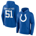 IN.Colts #51 Akeem Davis-Gaither Player Royal Pullover Hoodies Limited Game Hdoa Stitched Jerseys