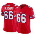 B.Bills #66 Connor McGovern Player Red Vapor F.U.S.E. Jersey Limited Home Game Jdoa Stitched Jerseys