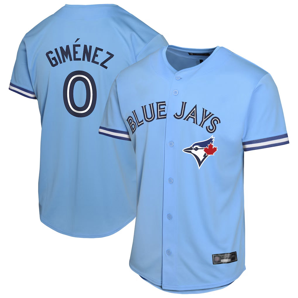 T.Blue Jays #0 Andres Gimenez Player Blue Home Game Jdoa Stitched Jerseys