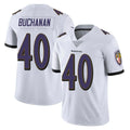 B.Ravens #40 Teddye Buchanan Player White Vapor F.U.S.E. Limited Jdoa Stitched Jerseys