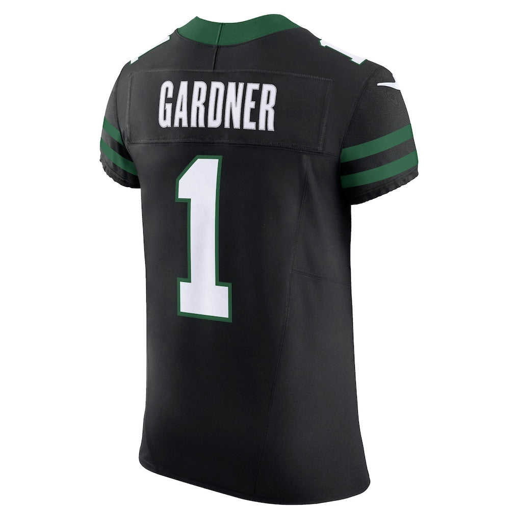 Jdoa NY.Jets #1 Ahmad Sauce Gardner Black Vapor F.U.S.E. Elite Jersey