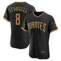 P.Pirates #8 Willie Stargell Player Black 2026 City Connect Home Limited Elite Jdoa Stitched Jerseys
