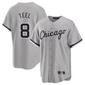 C.White Sox #8 Kyle Teel Player Gray Home Game Jdoa Stitched Jerseys