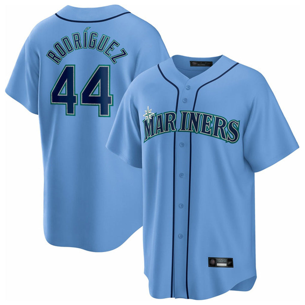 S.Mariners #44 Julio Rodriguez Player Light Blue Home Limited Jdoa Stitched Jerseys