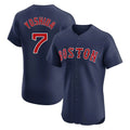 B.Red Sox #7 Masataka Yoshida Player Navy Limited Elite Home Game Jdoa Stitched Jerseys