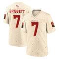 A.Cardinals #7 Jacoby Brissett Player Cream Rivalries Collection Game Jdoa Stitched Jerseys
