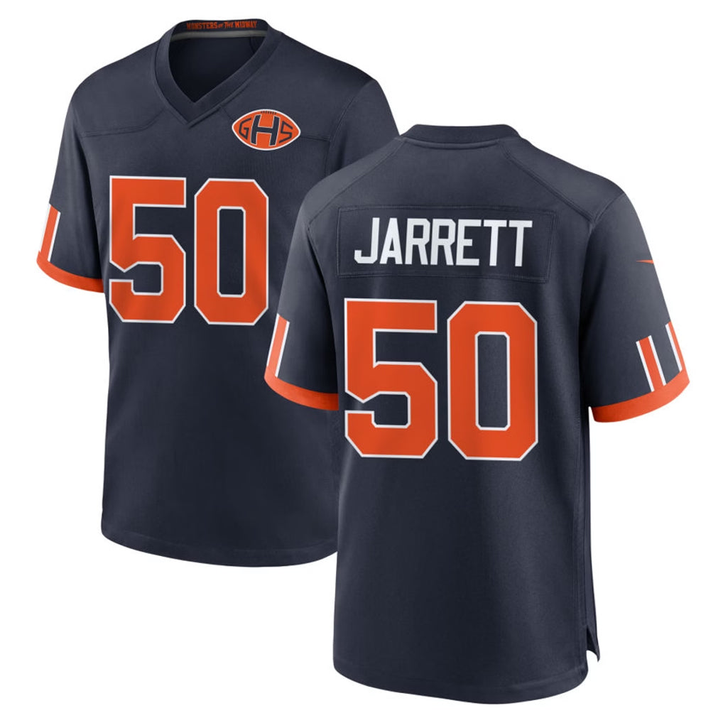 C.Bears #50 Grady Jarrett Player Navy 2026 Rivalries Collection Home Game Jdoa Stitched Jerseys