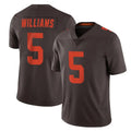 C.Browns #5 Quincy Williams Player Browns Color Rush Limited Home Game Jdoa Stitched Jerseys