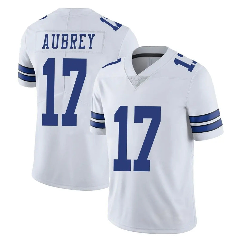 D.Cowboys #17 Brandon Aubrey Player White Vapor Untouchable Limited Home Game Jdoa Stitched Jerseys