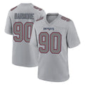 NE.Patriots #90 Christian Barmore Player Gray Fashion Limited Home Game Jdoa Stitched Jerseys