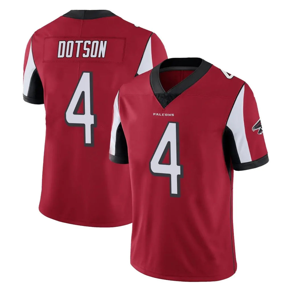 A.Falcons #4 Jahan Dotson Player Red Color Vapor Untouchable Limited Home Game Jdoa Stitched Jerseys
