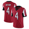 A.Falcons #4 Jahan Dotson Player Red Color Vapor Untouchable Limited Home Game Jdoa Stitched Jerseys