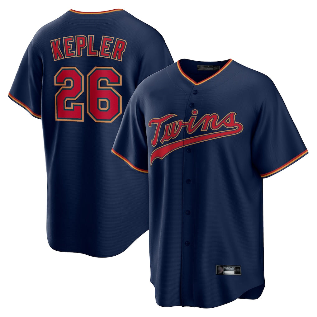 M.Twins #26 Max Kepler Player Navy Home Limited Game Jdoa Stitched Jerseys