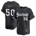 C.White Sox #50 Lenyn Sosa Player Black City Connect Limited Home Jdoa Stitched Jerseys