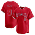 LA.Angels #9 Zach Neto Player Red Home Limited Jdoa Stitched Jerseys