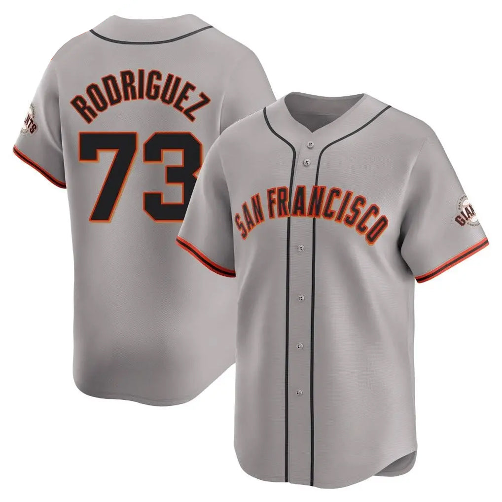 SF.Giants #73 Randy Rodriguez Player Gray Home Limited Jdoa Stitched Jerseys