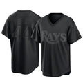 T.Bay Rays #44 Ryan Pepiot Player Black Home Game Jdoa Stitched Jerseys