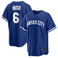 KC.Royals #6 Jonathan India Player Royal Game Home Jdoa Stitched Jerseys