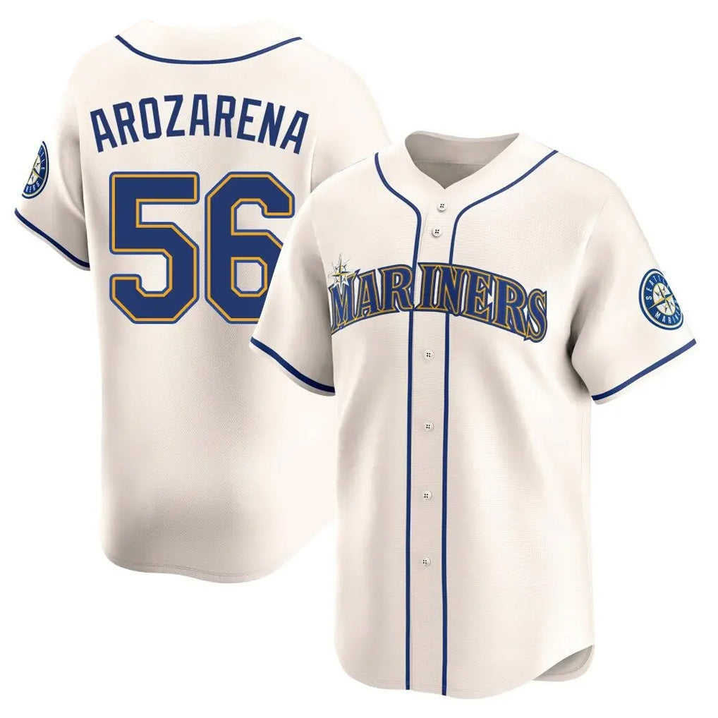 S.Mariners #56 Randy Arozarena Player Cream Home Limited Jdoa Stitched Jerseys