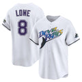 T.Bay Rays #8 Brandon Lowe Player White City Connect Home Jdoa Stitched Jerseys
