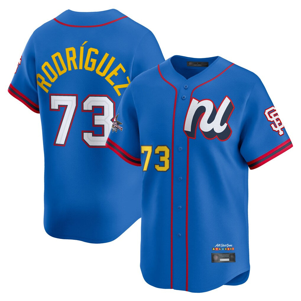 SF.Giants #73 Randy Rodriguez Player Blue National League All-Star Edition Limited Jdoa Stitched Jerseys