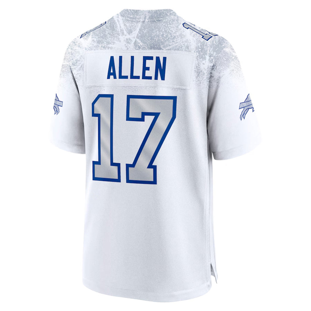 B.Bills #17 Josh Allen Player White Rivalries Collection Game Jdoa Stitched Jerseys