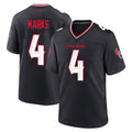 H.Texans #4 Woody Marks Player Navy Team Home Game Jdoa Stitched Jerseys