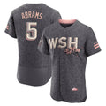 W.Nationals #5 CJ Abrams Player Gray City Connect Jdoa Stitched Jerseys