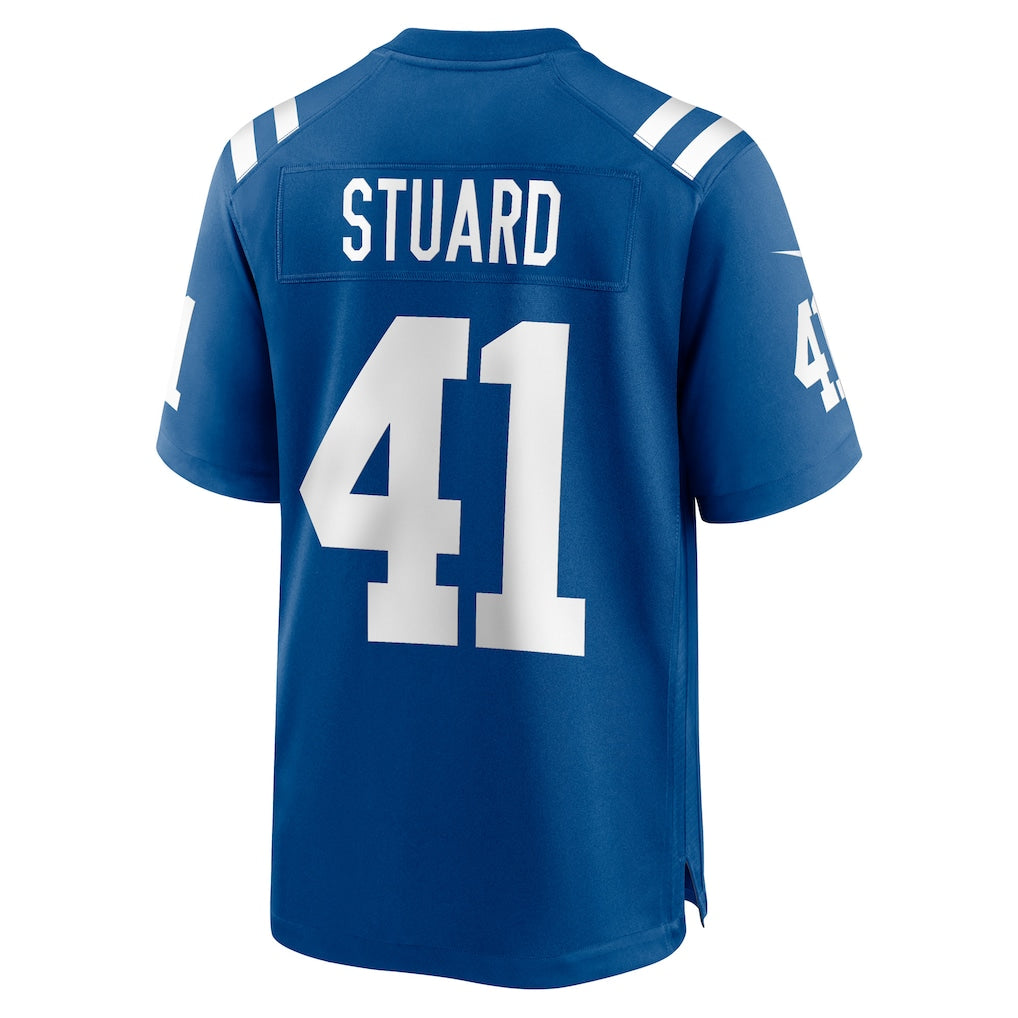 Jdoa IN.Colts #41 Grant Stuard Royal Game Player Jersey