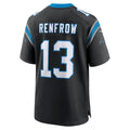 Jdoa C.Panthers #13 Hunter Renfrow Black Team Game Jersey