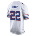 B.Bills #22 Ray Davis Player White Alternate Limited Home Game Jdoa Stitched Jerseys