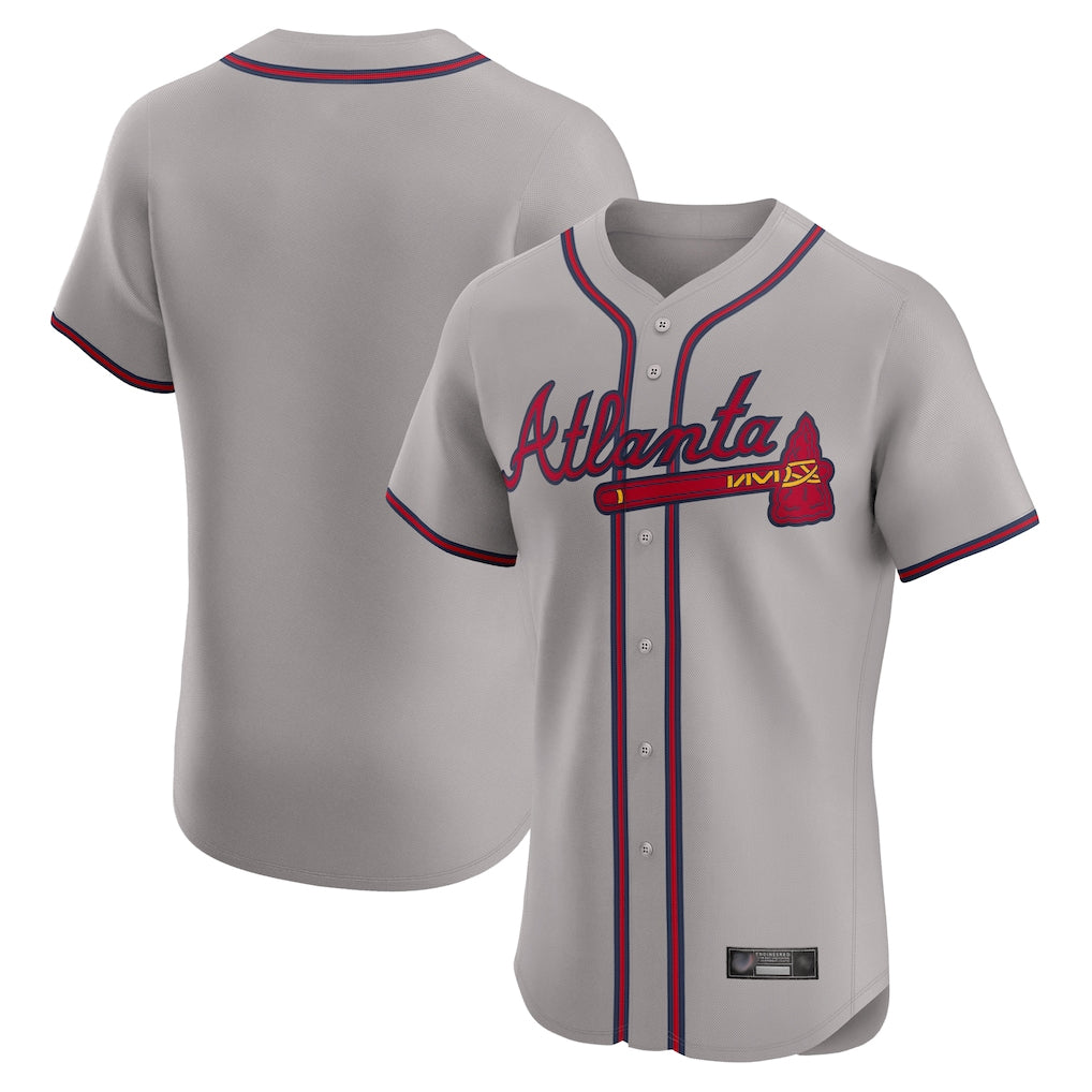 A.Braves ## Braves Blank Player Gray Limited Elite Home Game Jdoa Stitched Jerseys