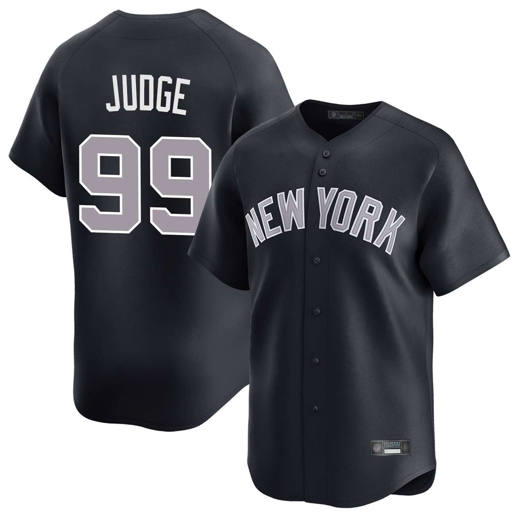 NY.Yankees #99 Aaron Judge Player Navy Limited Home Jdoa Stitched Jerseys