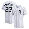 C.White Sox #23 Andrew Benintendi Player White Stripe Limited Elite Home Jdoa Stitched Jerseys