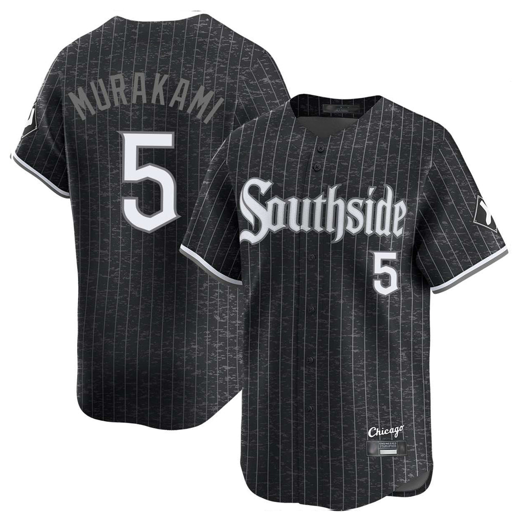 C.White Sox #5 Munetaka Murakami Player Black City Connect Limited Home Jdoa Stitched Jerseys