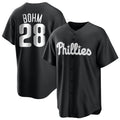 P.Phillies #28 Alec Bohm Player Black Home Game Jdoa Stitched Jerseys