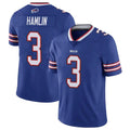 B.Bills #3 Damar Hamlin Player Royal Vapor Untouchable Limited Jdoa Stitched Jerseys