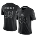 C.Browns #33 Ronnie Hickman Player Black Reflective Home Game Jdoa Stitched Jerseys