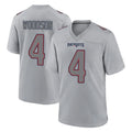 NE.Patriots #4 Craig Woodson Player Gray Fashion Limited Home Game Jdoa Stitched Jerseys