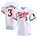 M.Twins #3 Harmon Killebrew Player White Home Limited Jdoa Stitched Jerseys