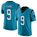 C.Panthers #9 Bryce Young Player Blue Vapor Untouchable Limited Game Jdoa Stitched Jerseys