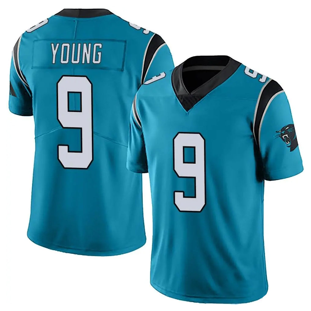 C.Panthers #9 Bryce Young Player Blue Vapor Untouchable Limited Game Jdoa Stitched Jerseys